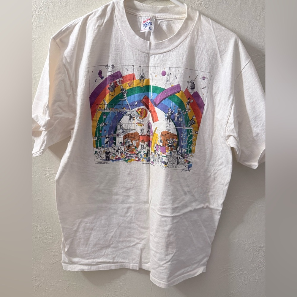 Jerzees Classic White Cotton Tee XL